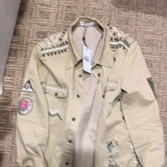 Wanderer Taupe Jacket. Spell. New with tags. - Picture 2 of 3